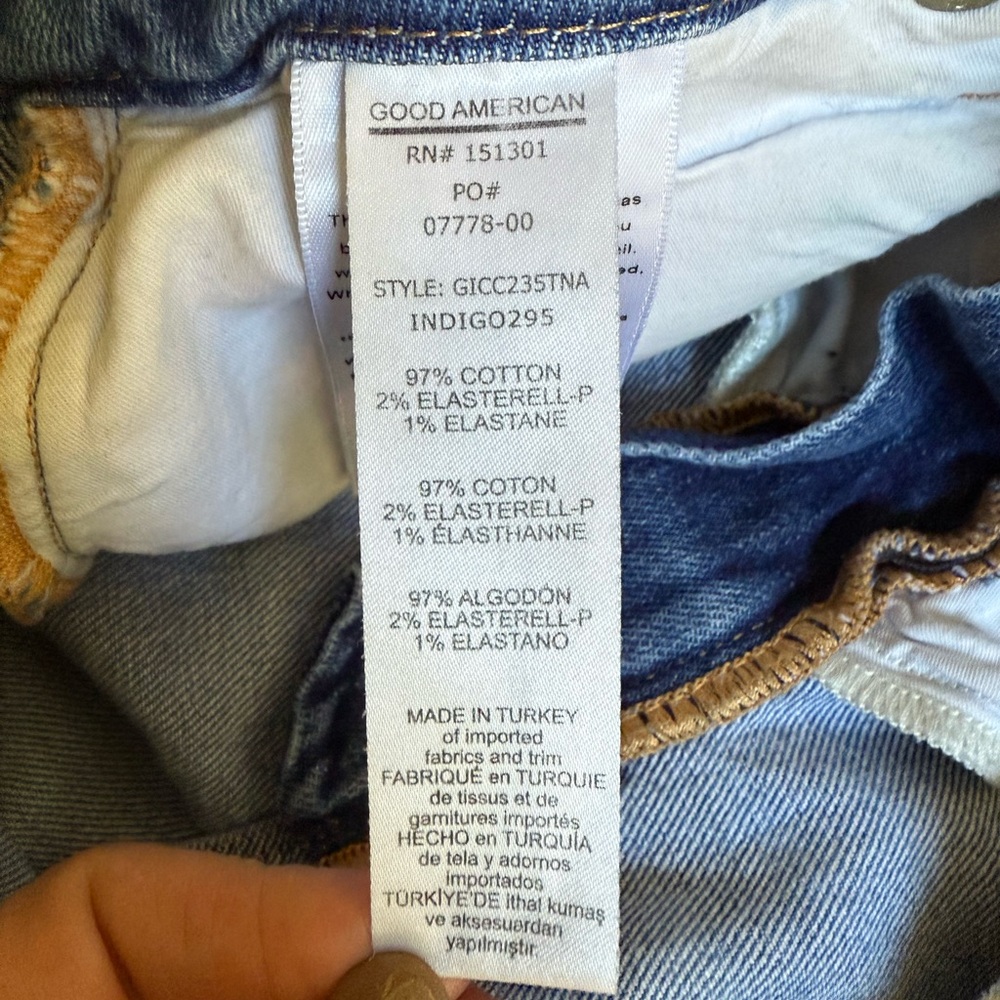 Good American Classic Blue Ankle Jeans Size 8/29 - Picture 4 of 5